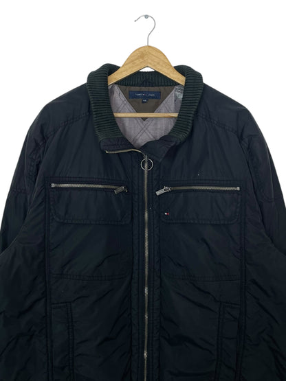 90's Tommy Hilfiger Embroidered Vintage Lined Heavy Jacket Size XL