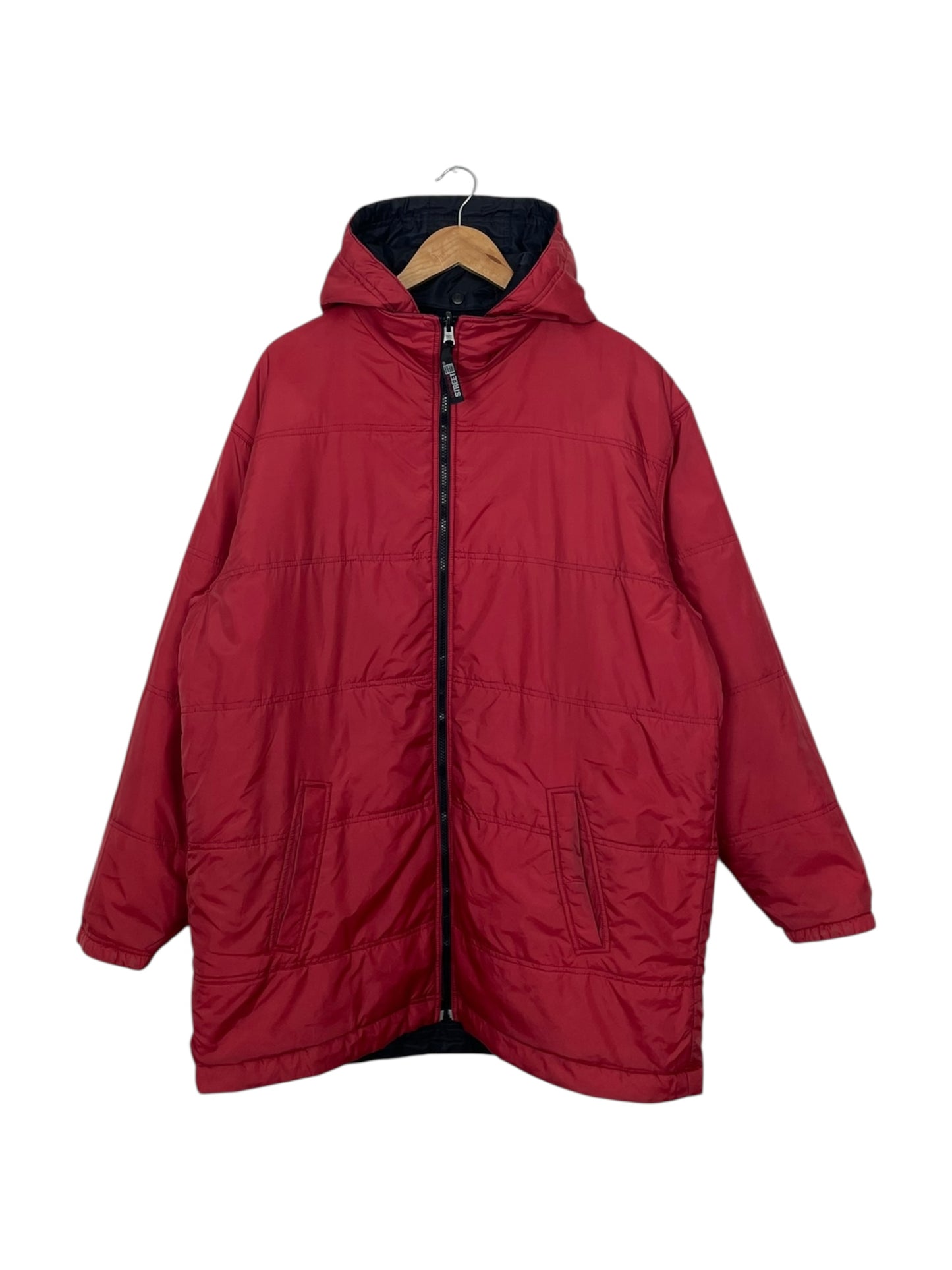 90's Vision Streetwear Vintage Reversible Puffer Jacket Size 2XL