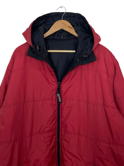 90's Vision Streetwear Vintage Reversible Puffer Jacket Size 2XL