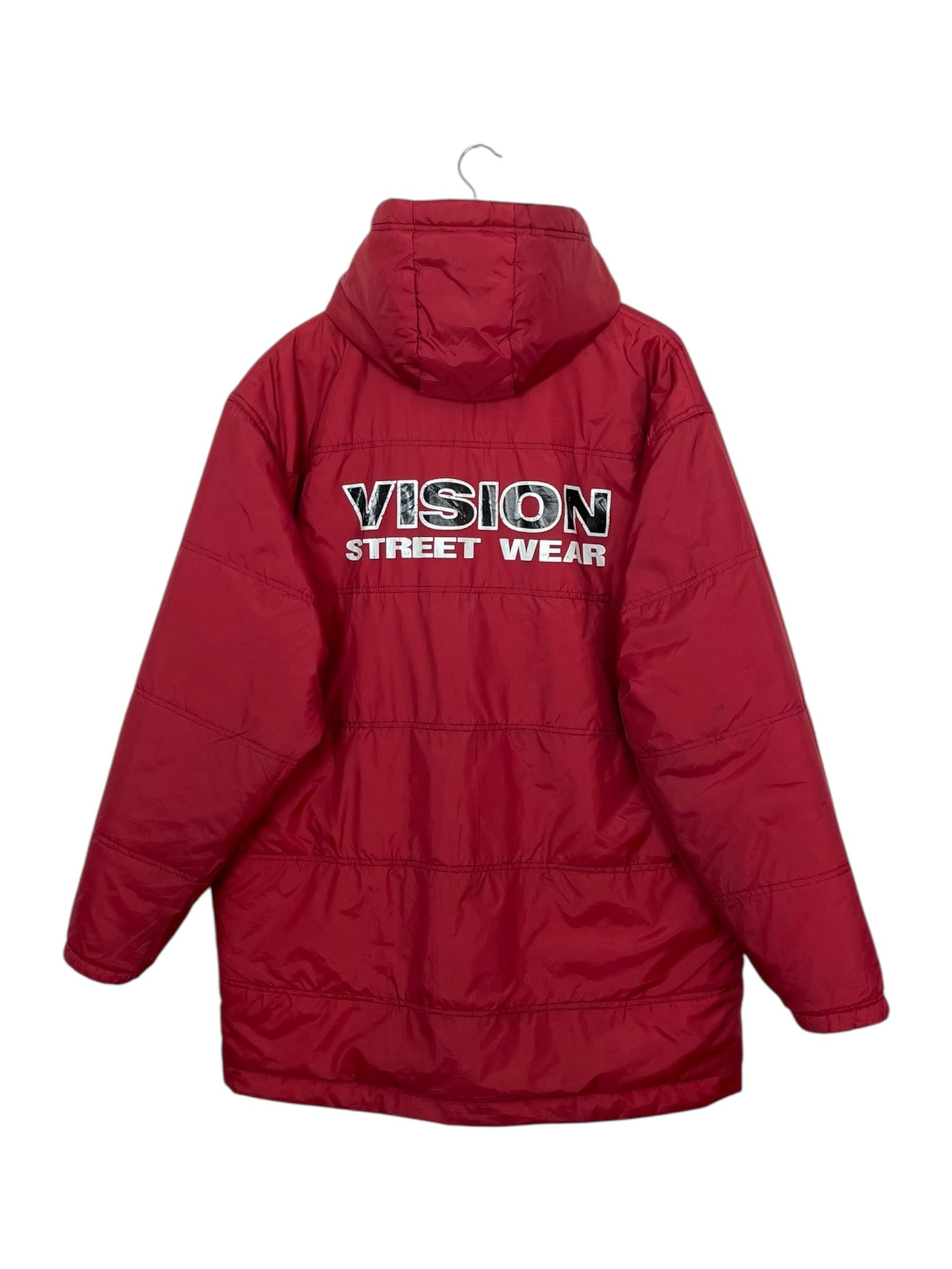 90's Vision Streetwear Vintage Reversible Puffer Jacket Size 2XL