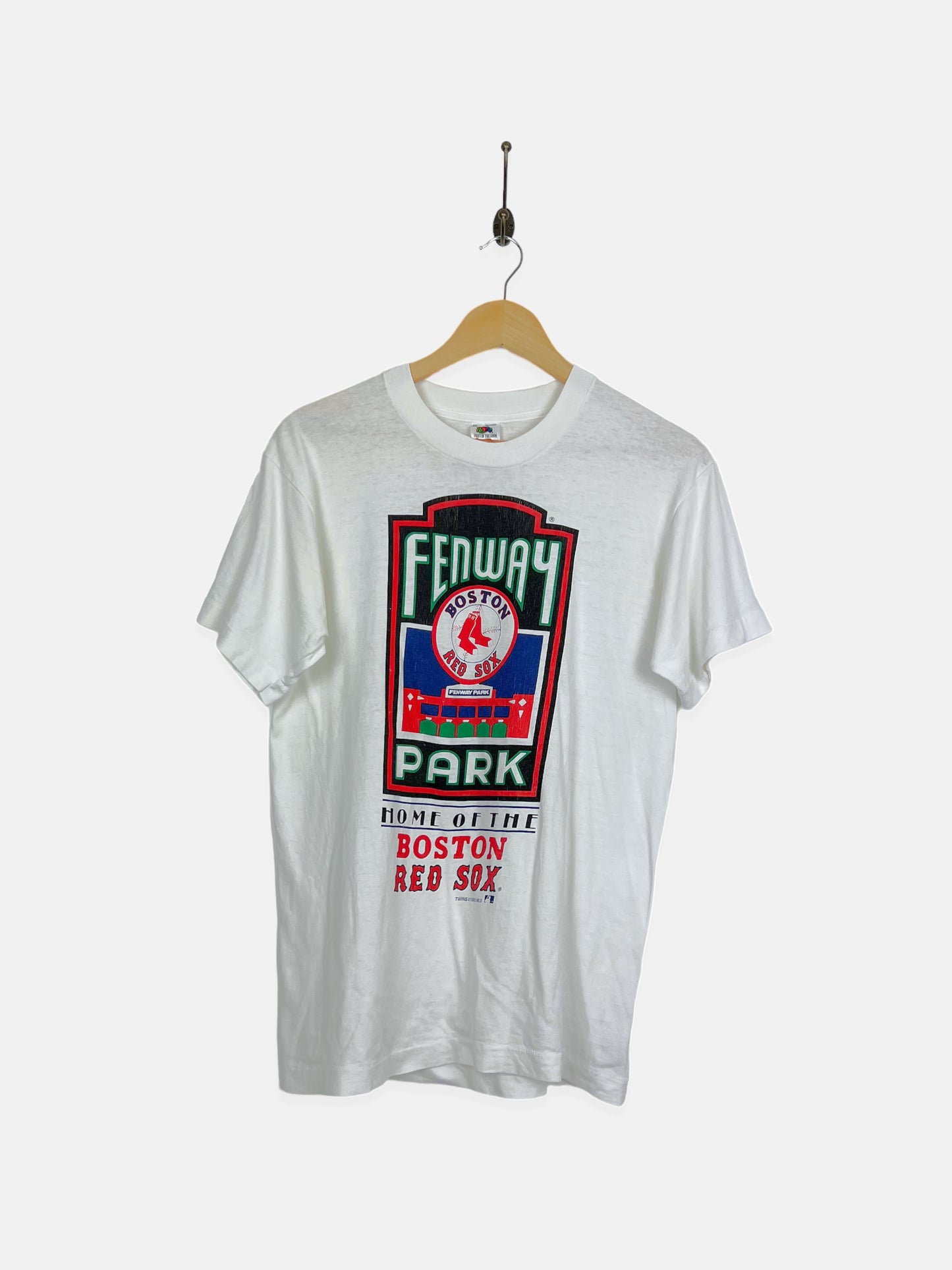 1990 Boston Red Sox MLB USA Made Vintage T-Shirt Size 10