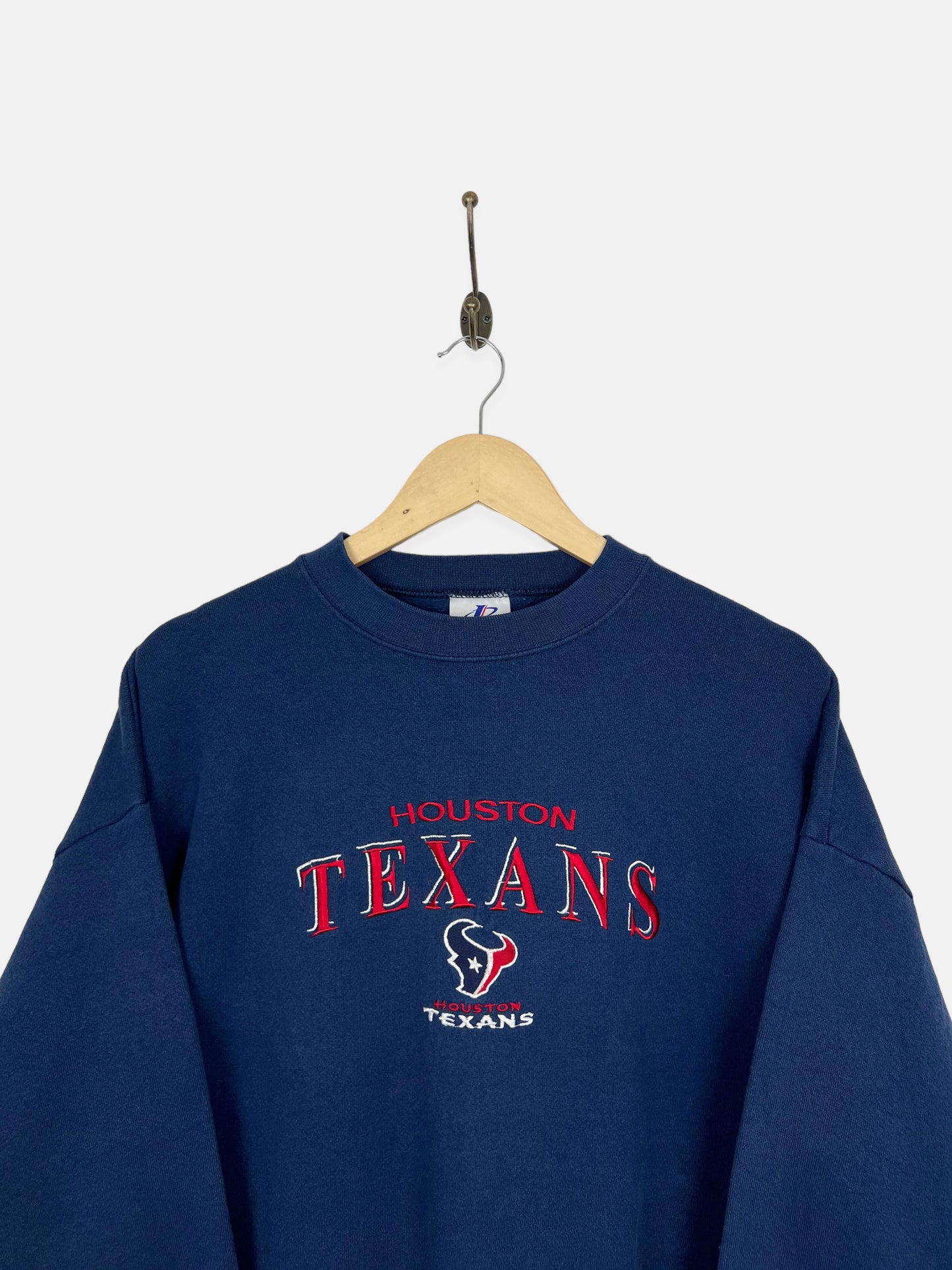 90's Houston Texans NFL Embroidered Vintage Sweatshirt Size L