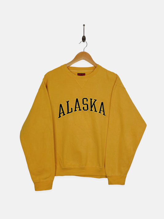 90's Alaska Embroidered Vintage Sweatshirt Size 12-14