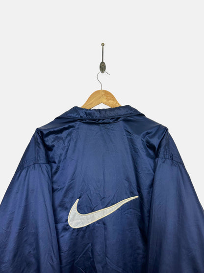 90's Nike Embroidered Vintage Trench Jacket Size XL