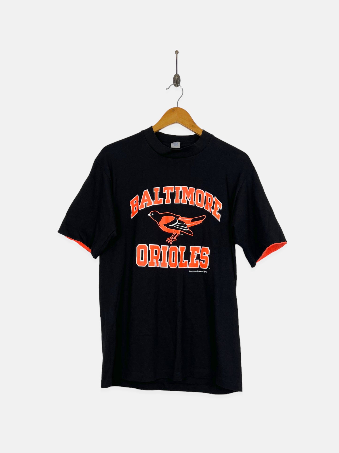 1989 Baltimore Orioles MLB USA Made Vintage T-Shirt Size 8-10