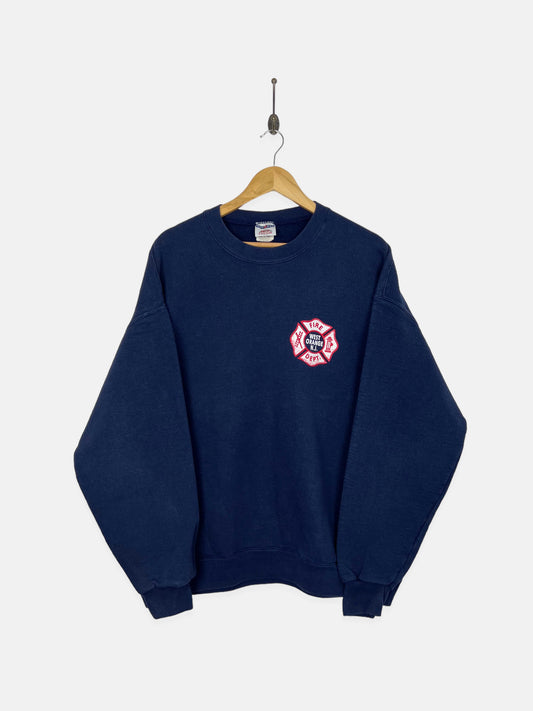 90's West Orange Fire Department Vintage Sweatshirt Size XL