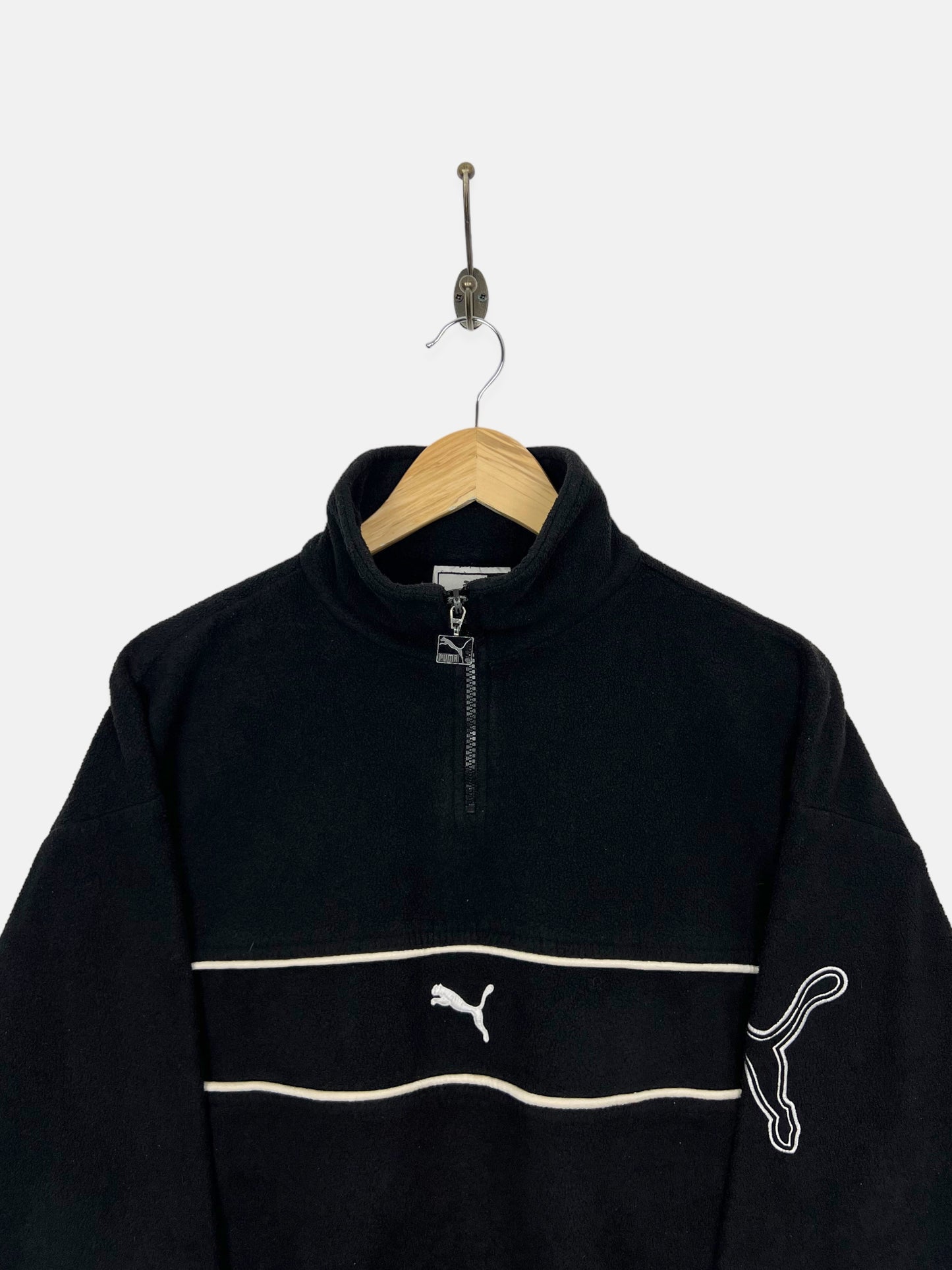 90's Puma Embroidered Vintage Quarterzip Fleece Size M