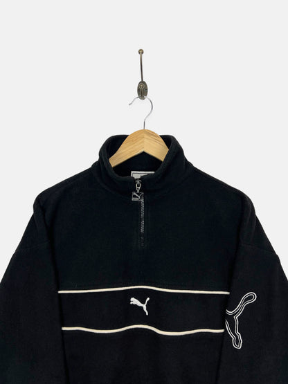 90's Puma Embroidered Vintage Quarterzip Fleece Size M