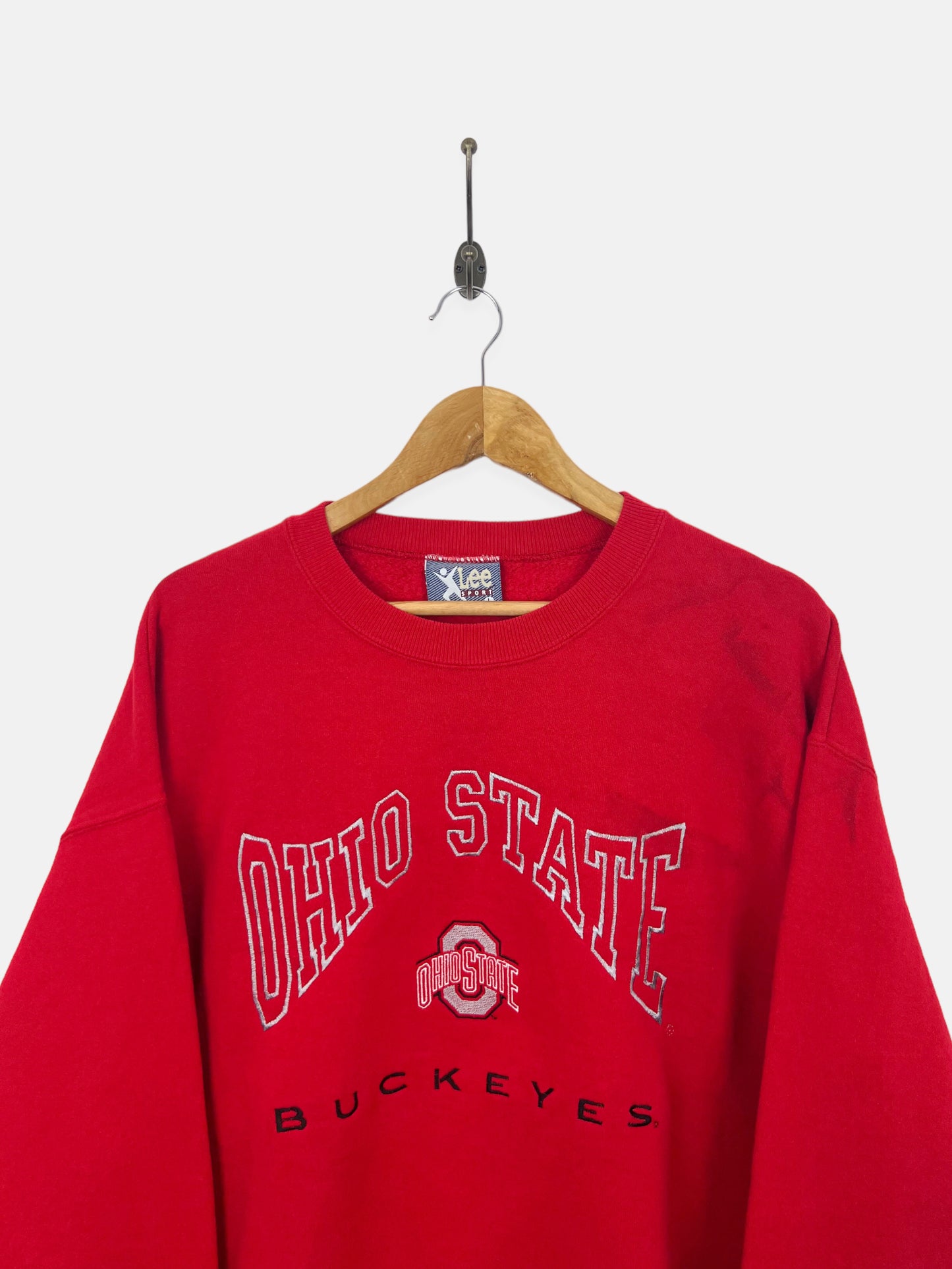 90's Ohio State Buckeyes USA Made Embroidered Vintage Sweatshirt Size L