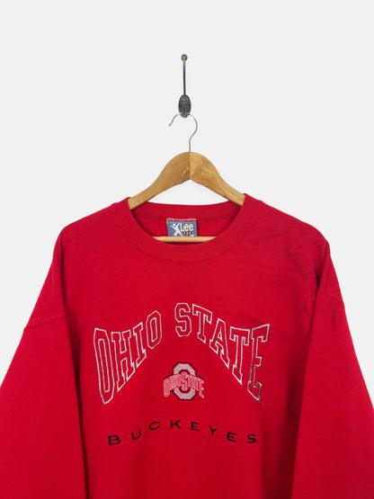 90's Ohio State Buckeyes USA Made Embroidered Vintage Sweatshirt Size L