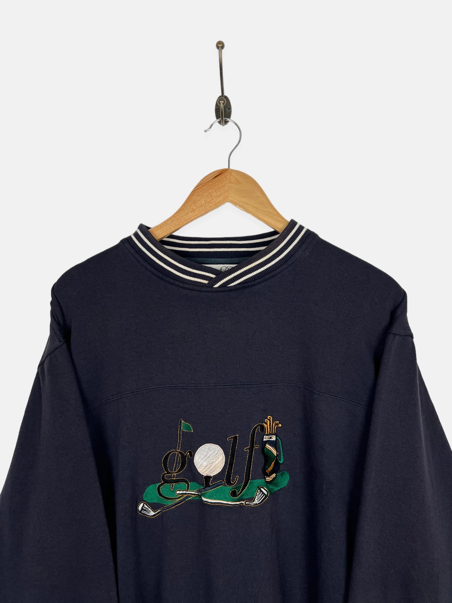 90's Golf Embroidered Vintage Sweatshirt Size 12-14