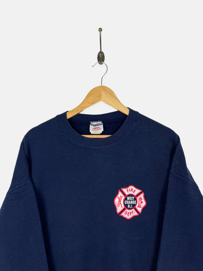 90's West Orange Fire Department Vintage Sweatshirt Size XL