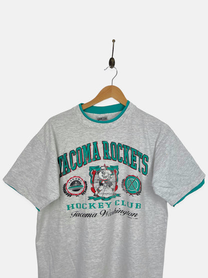 1992 Tacoma Rockets WHL USA Made Vintage T-Shirt Size 10-12