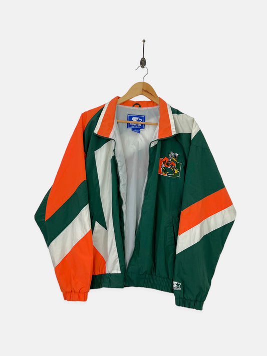 90's Miami University Hurricanes Embroidered Vintage Jacket Size 12
