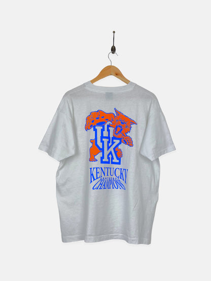 1993 NCAA Kentucky University Wildcats USA Made Vintage T-Shirt Size M-L