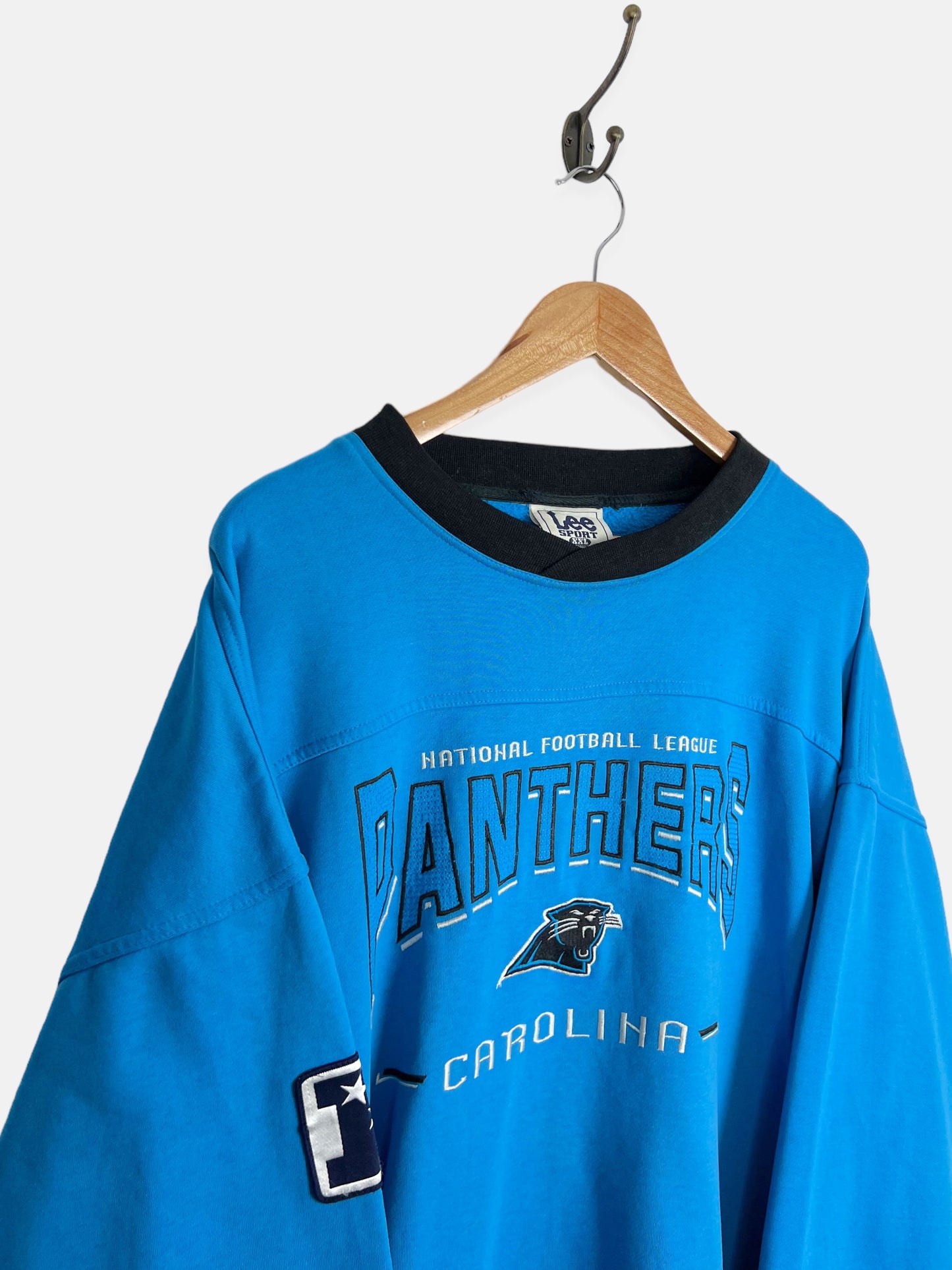 90's Carolina Panthers NFL Embroidered Vintage Sweatshirt Size 2-3XL