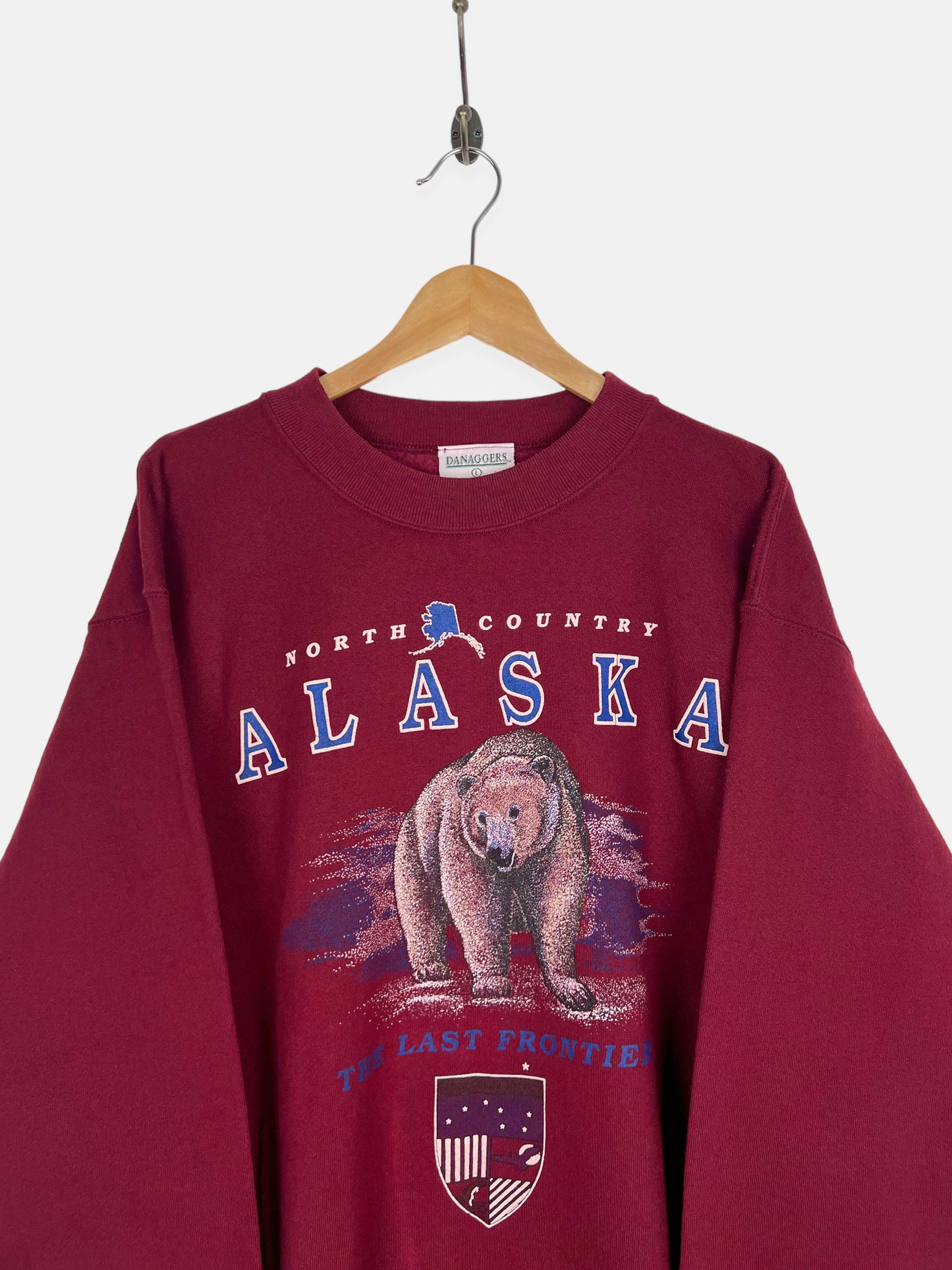 90's Alaska USA Made Vintage Sweatshirt Size L