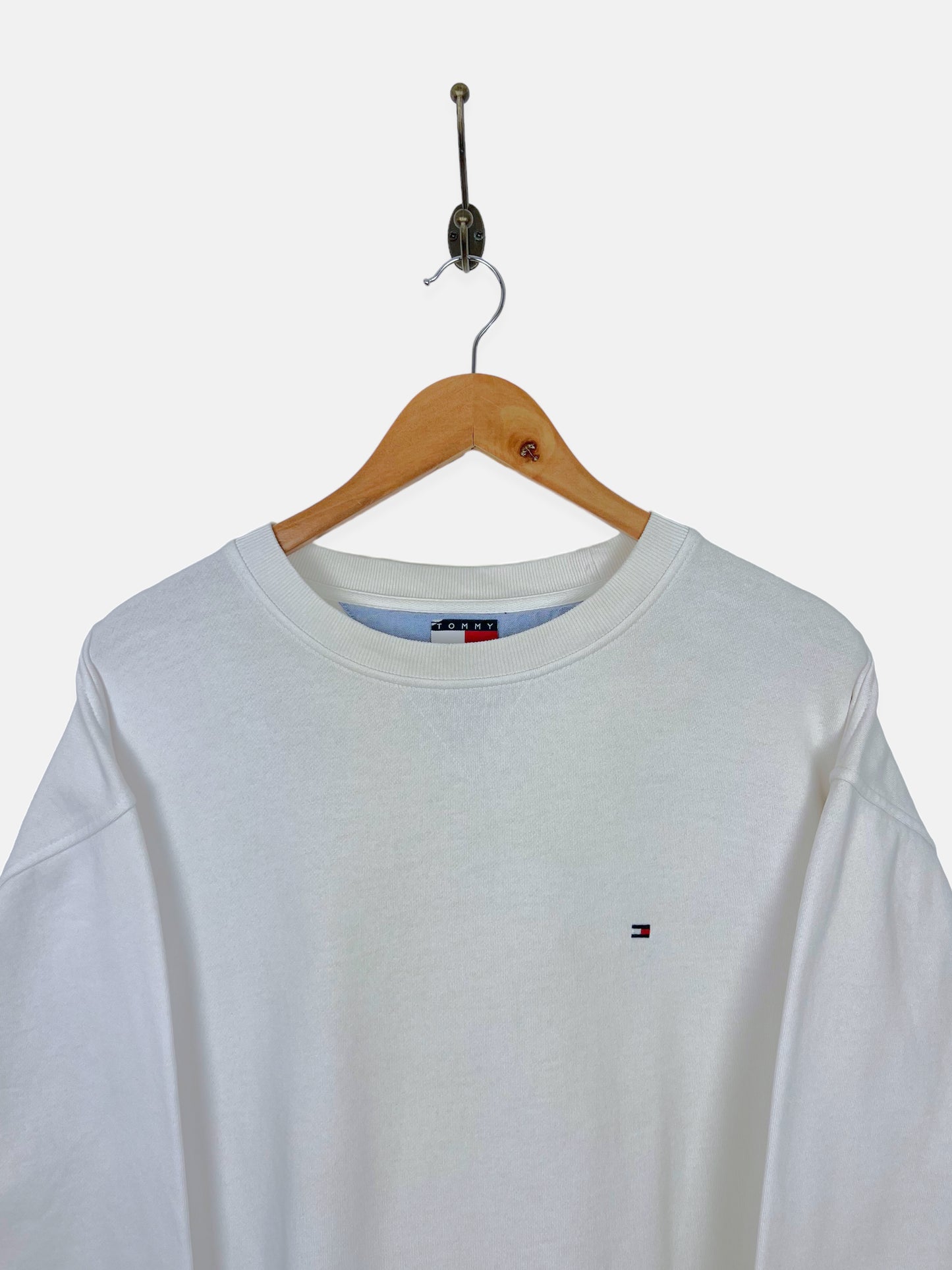 90's Tommy Hilfiger Embroidered Vintage Sweatshirt Size L-XL