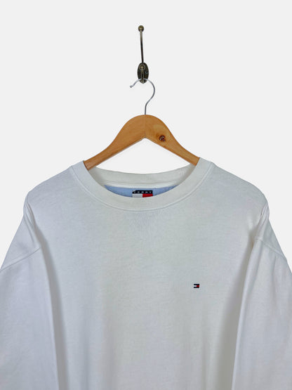 90's Tommy Hilfiger Embroidered Vintage Sweatshirt Size L-XL