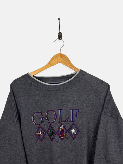 90's Golf Embroidered Vintage Sweatshirt Size XL