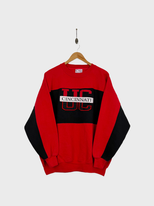 90's Cincinnati Uni Embroidered Vintage Sweatshirt Size L-XL