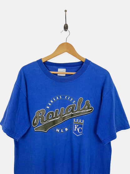 90's Kansas City Royals MLB Vintage T-Shirt Size M-L