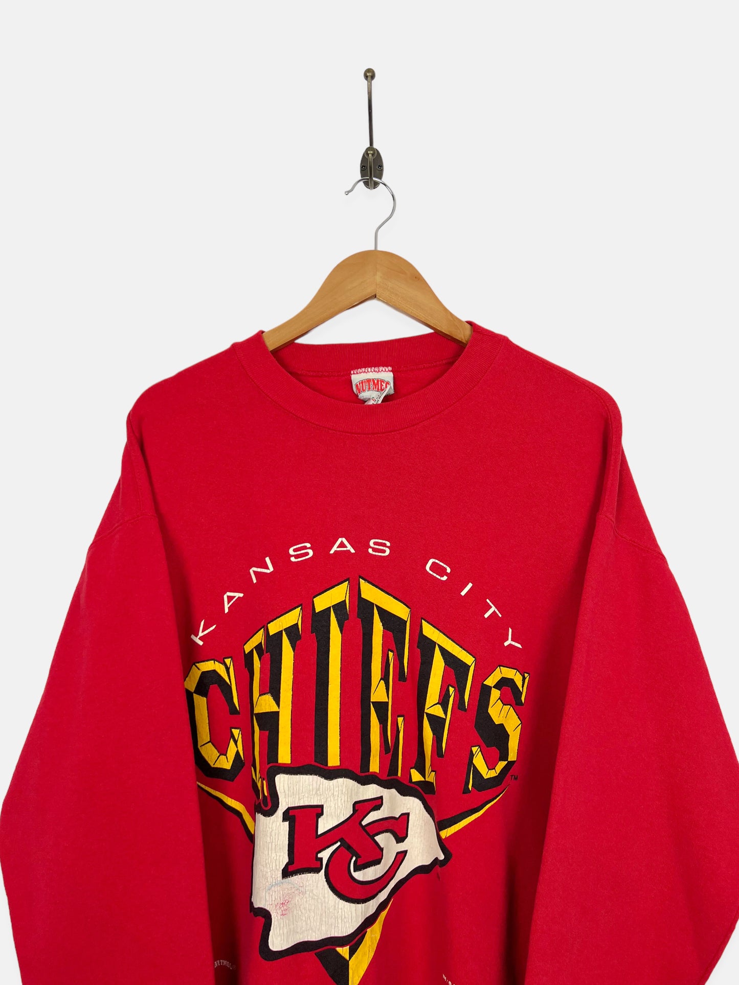 1994 Kansas City Chiefs NFL USA Made Vintage Sweatshirt Size L