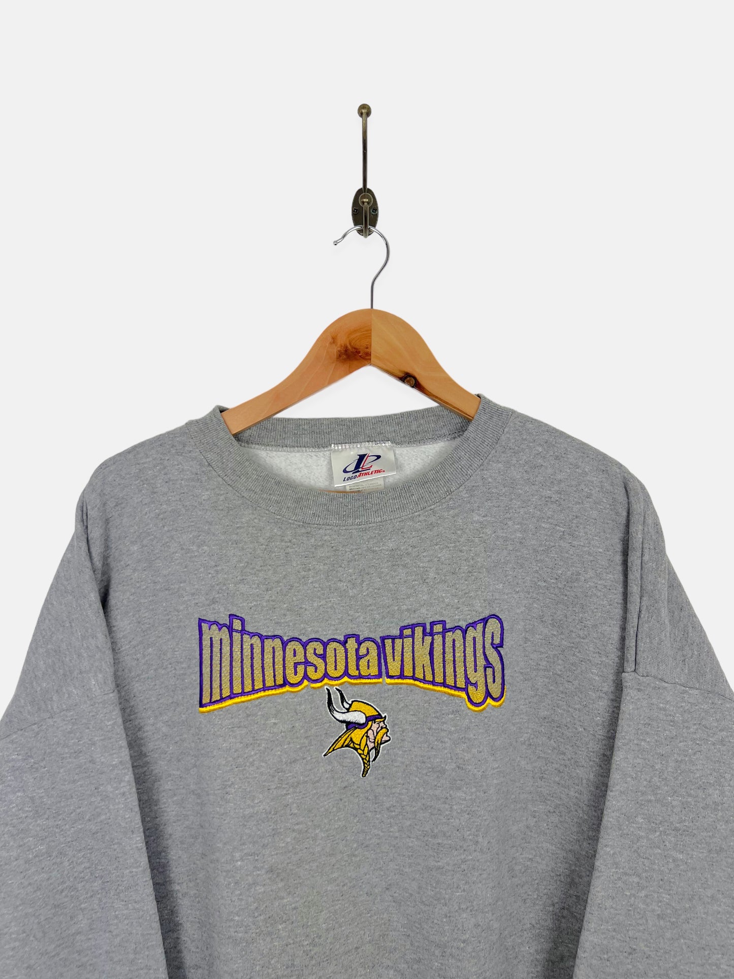 90's Minnesota Vikings NFL Embroidered Vintage Sweatshirt Size 3XL
