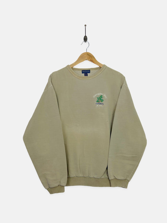 90's Georgian Bay ICFC Canada Made Embroidered Vintage Sweatshirt Size M-L