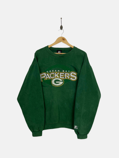 90's Green Bay Packers NFL Starter USA Made Vintage Sweatshirt Size M