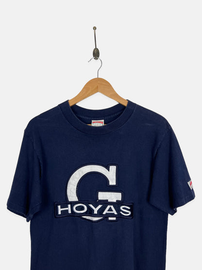90's Georgetown Hoyas USA Made Embroidered Vintage T-Shirt Size S