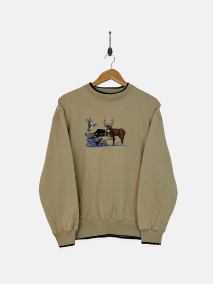 90's Big Buck Embroidered Vintage Sweatshirt Size 8-10