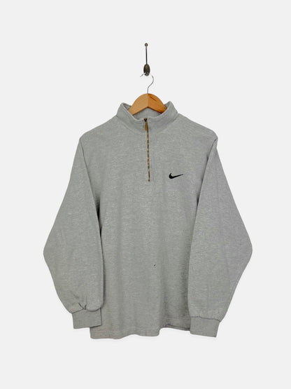 90's Nike Embroidered Vintage Quarterzip Sweatshirt Size 12-14