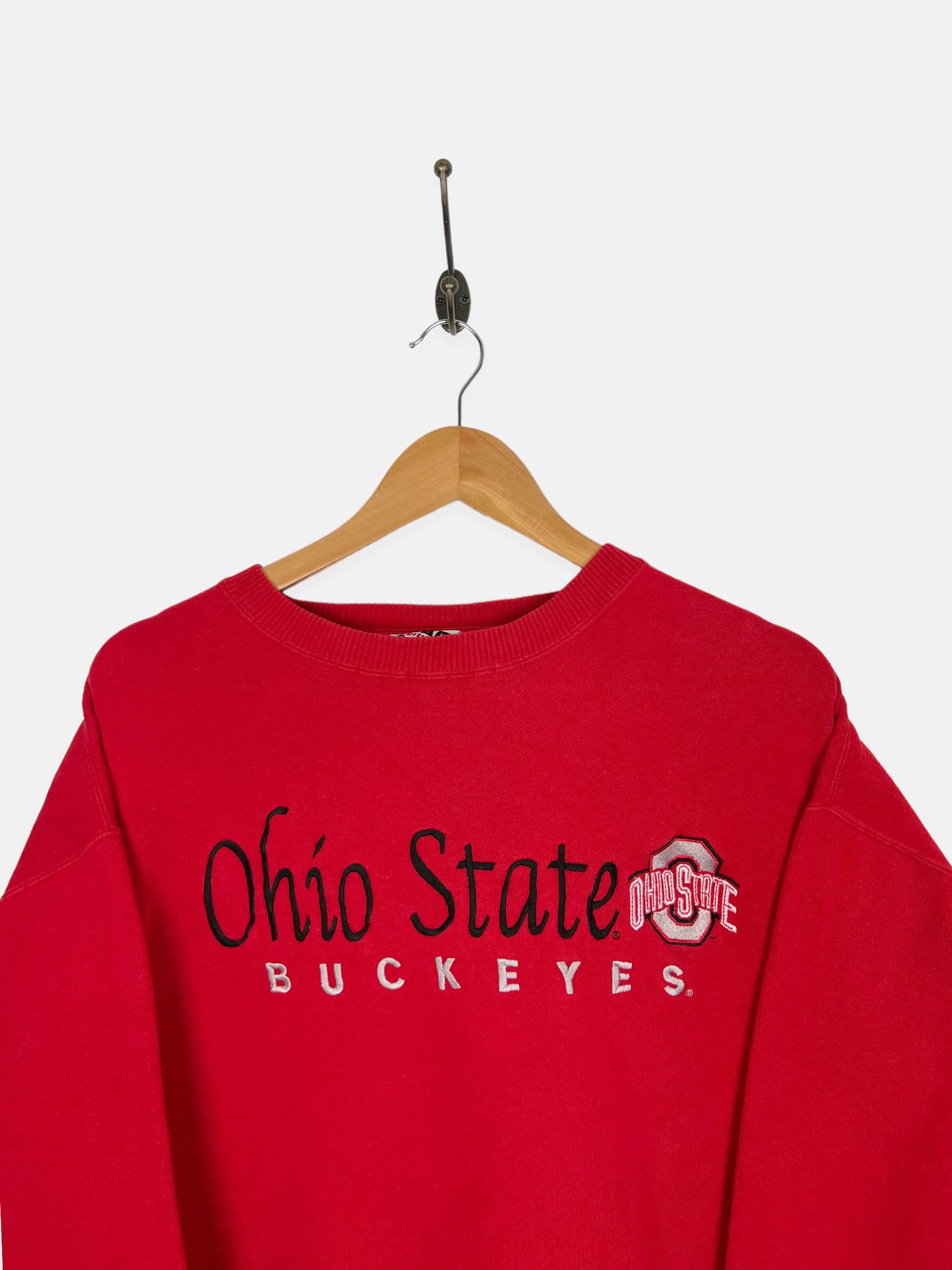 90's Ohio State Buckeyes Embroidered Vintage Sweatshirt Size L