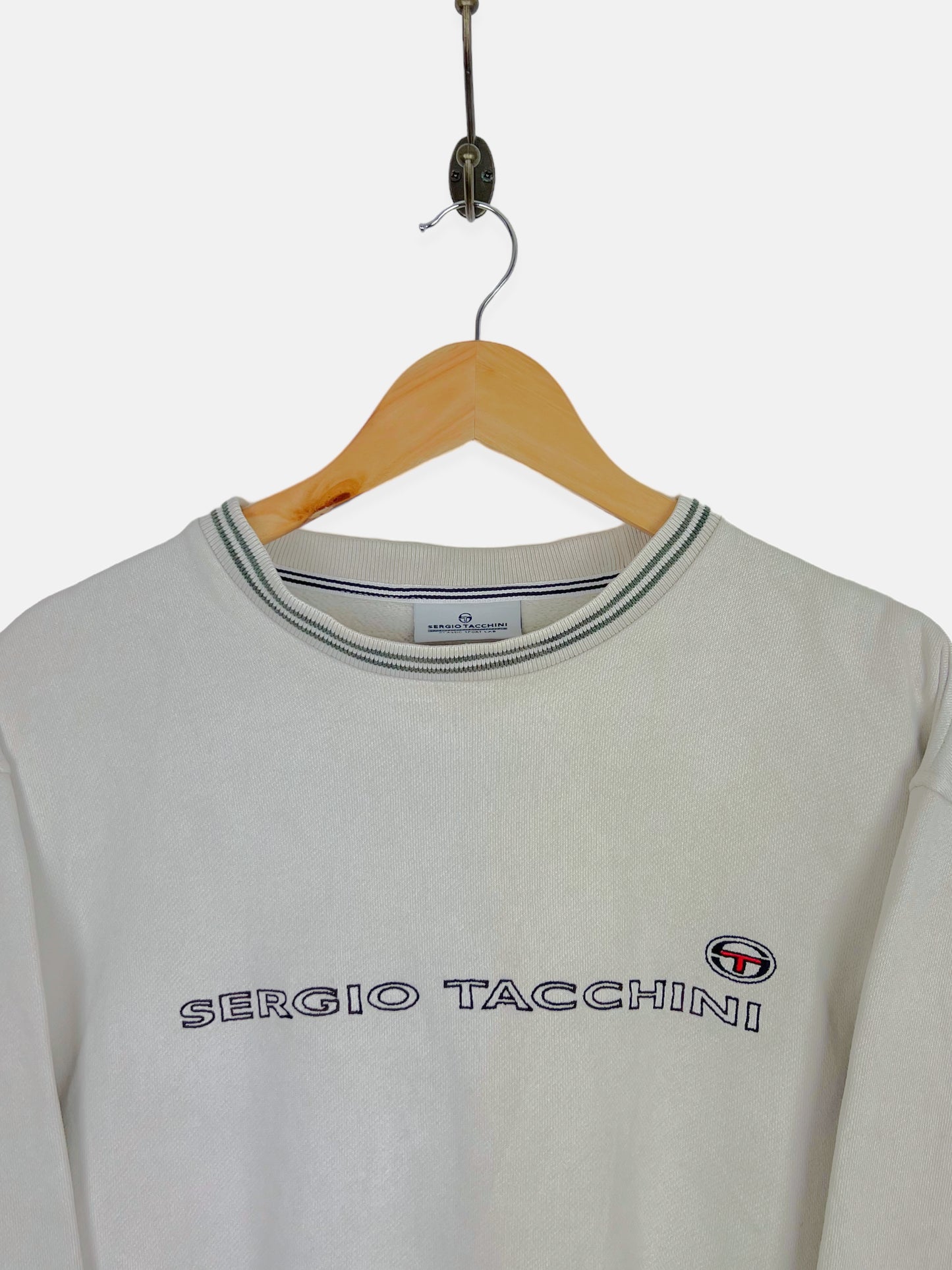 90's Sergio Tacchini Embroidered Vintage Sweatshirt Size 10-12