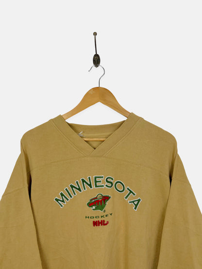 90's Minnesota Wild NHL Embroidered Vintage Sweatshirt Size 3XL