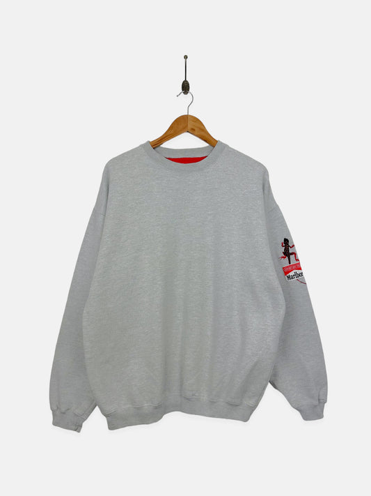 90's Marlboro Adventure Team Embroidered Vintage Sweatshirt Size L