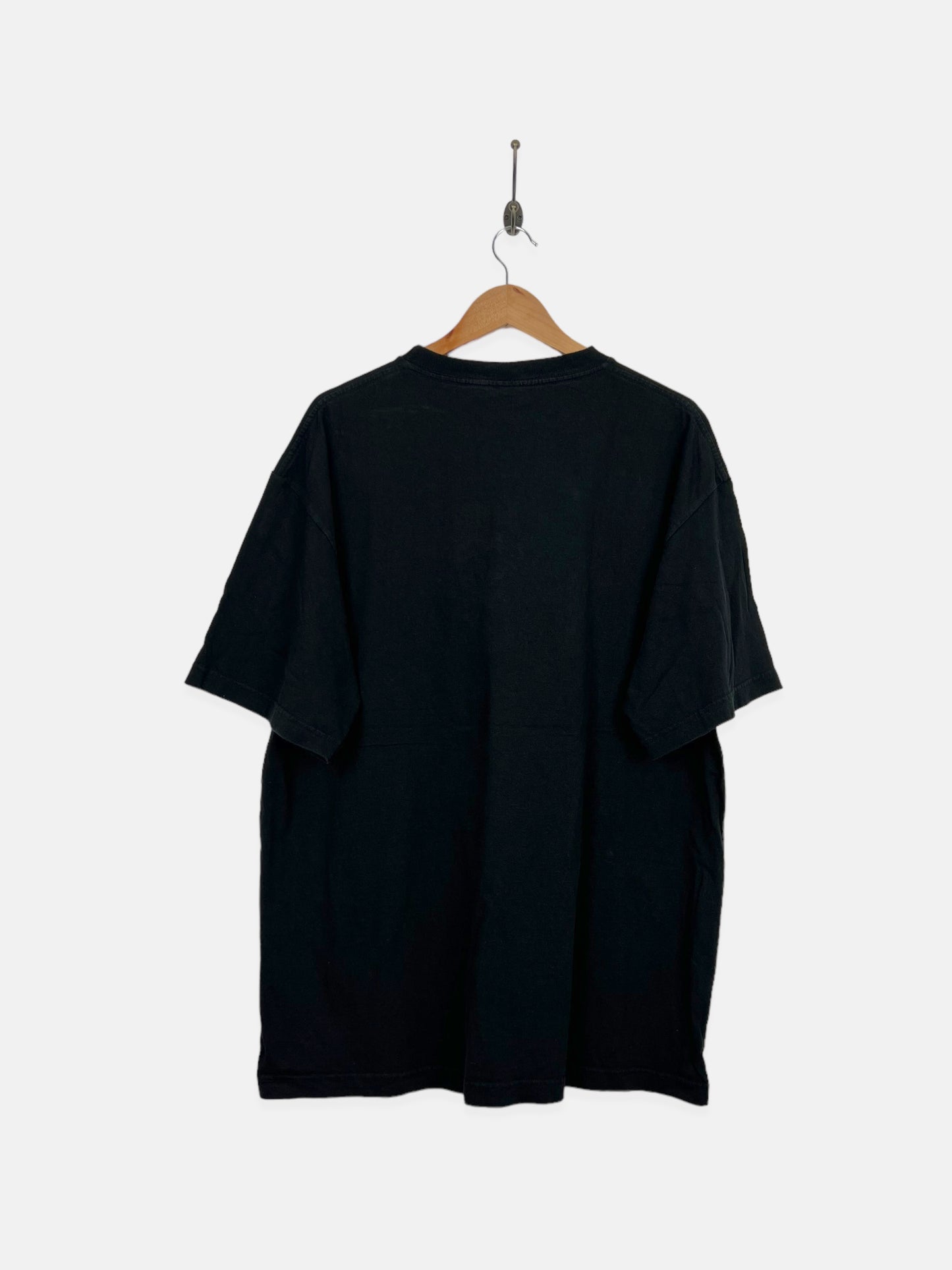 NFL Super Bowl Ravens vs Giants Embroidered Vintage T-Shirt Size 2XL