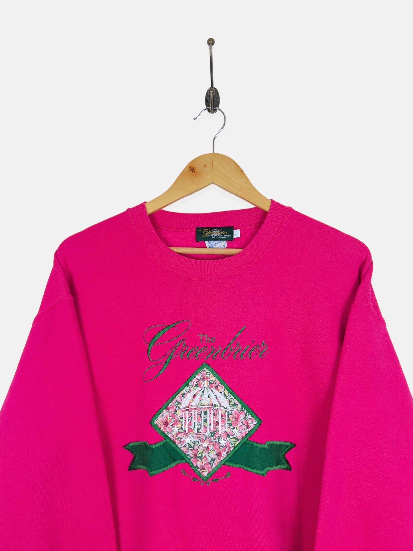 90's The Greenbrier USA Made Embroidered Vintage Sweatshirt Size M