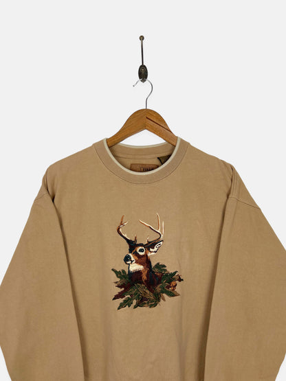 90's Big Buck Embroidered Vintage Sweatshirt Size 12