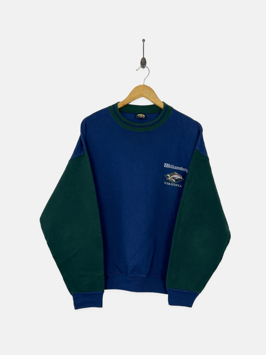 90's Williamsburg Virginia USA Made Vintage Sweatshirt Size M