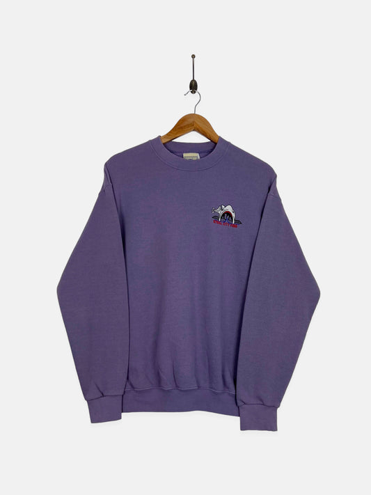 90's Steel City Fins Embroidered Vintage Sweatshirt Size 12