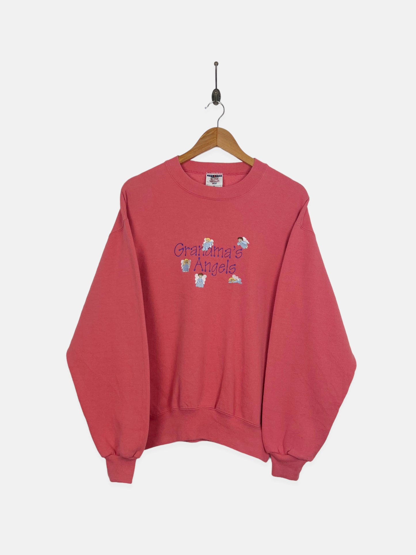 90's Grandma's Angels USA Made Embroidered Vintage Sweatshirt Size M