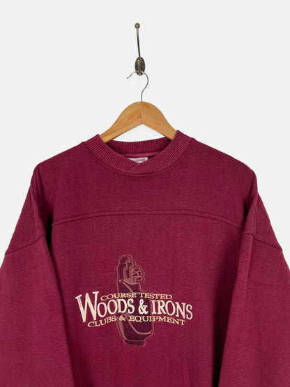 90's Golf Woods & Irons Embroidered Vintage Sweatshirt Size XL