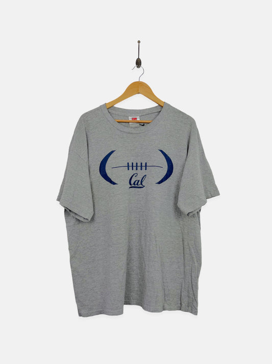 90's Nike California Golden Bears Football USA Made Vintage T-Shirt Size XL-2XL