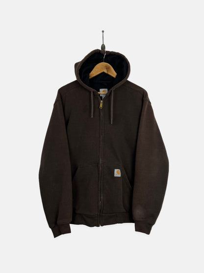 90's Carhartt Vintage Zip-Up Jacket with Hood Size 12-14