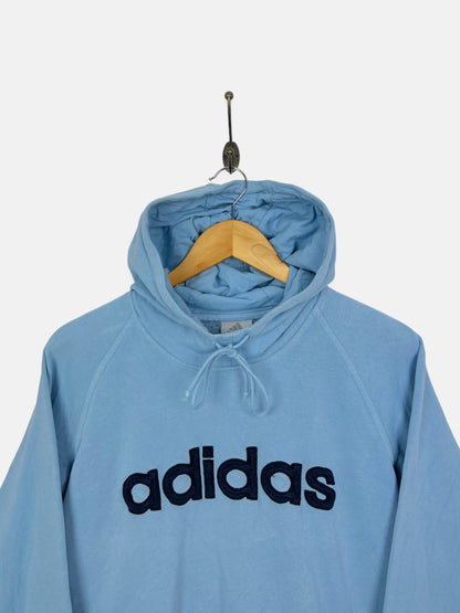 90's Adidas Embroidered Vintage Lightweight Hoodie Size 6