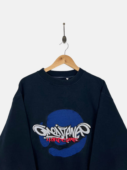 90's Montana Hardcore Embroidered Vintage Sweatshirt Size L-XL