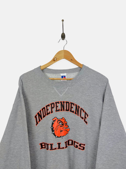 90's Independence Bulldogs Vintage Sweatshirt Size 14