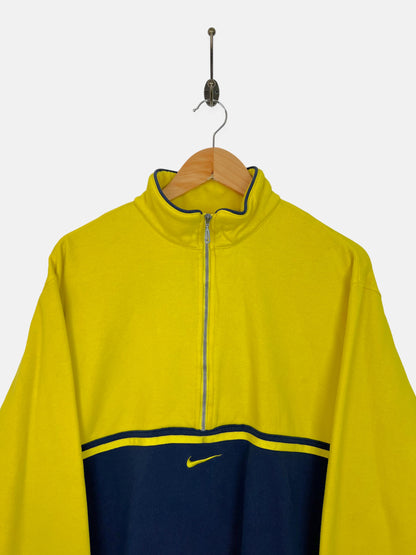 90's Nike Embroidered Vintage Quarterzip Sweatshirt Size 10-12